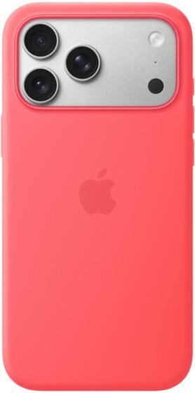 Apple Silikonový kryt s MagSafe na iPhone 17 Pro Max guavově růžový