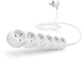 CONNECT IT prodlužovací 230V, 6 zásuvek, 2m, bílý