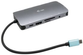 i-tec USB-C Metal Nano Dock HDMI/VGA with LAN, Power Delivery 100W