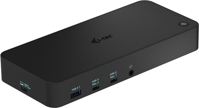 i-tec USB 3.0 / USB-C / Thunderbolt, 3x 4K Docking Station, Power Delivery 100W