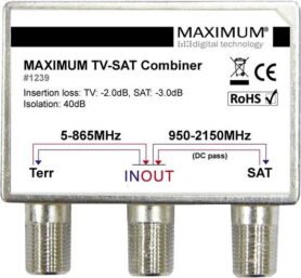 Maximum TV-SAT Combiner HIGH ISO