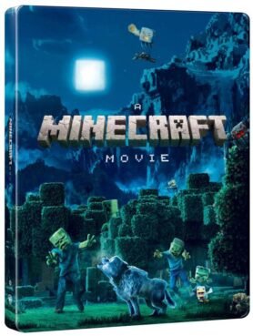 Minecraft film (4K + Blu-ray) 2 disky - Steelbook - motiv Night Scene