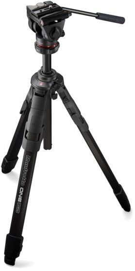 Manfrotto ONE Alu Hybrid Tripod s 500X fluidní hlavou