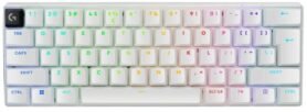 Logitech G PRO X 60 Lightspeed Gaming Keyboard - US INTL, bílá