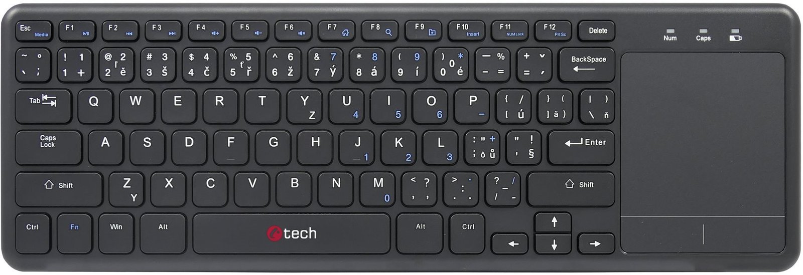 C-TECH WLTK-01, černá - CZ/SK