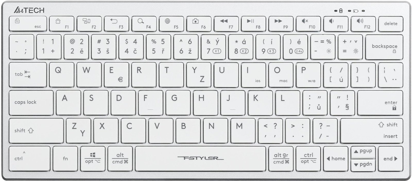 A4tech FBX51C bílá - CZ