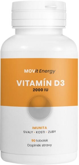MOVit Energy Vitamin D3 2000 I.U., 50 ucg, 90 tobolek