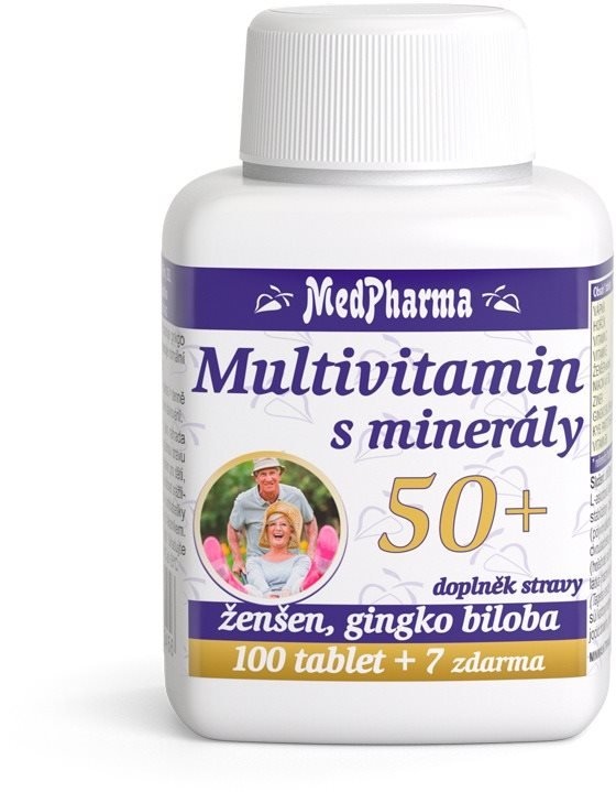MedPharma Multivitamin s minerály 50+ - 107 tbl.
