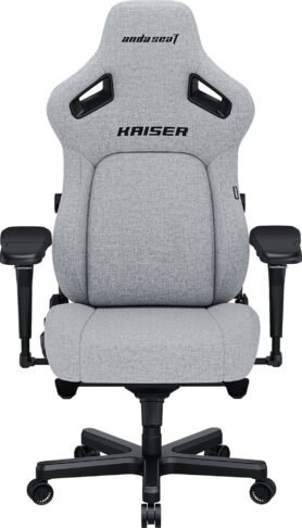 Anda Seat Kaiser 4 Premium Gaming Chair - XL size Grey Fabric