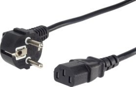 PremiumCord napájecí 230V k PC 1m černý