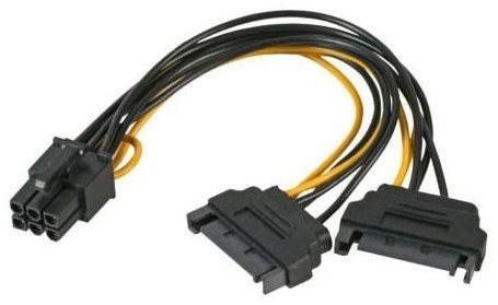 AKASA SATA power to 6pin