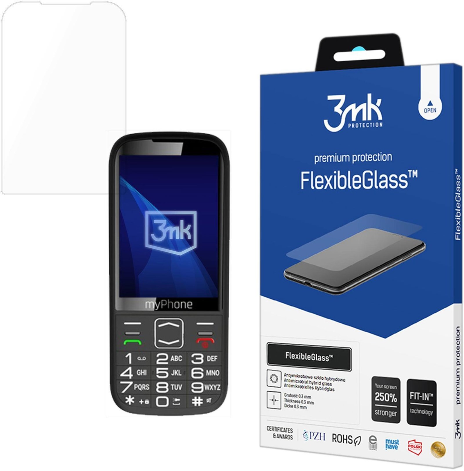 3MK FlexibleGlass pro MyPhone Halo 4 LTE