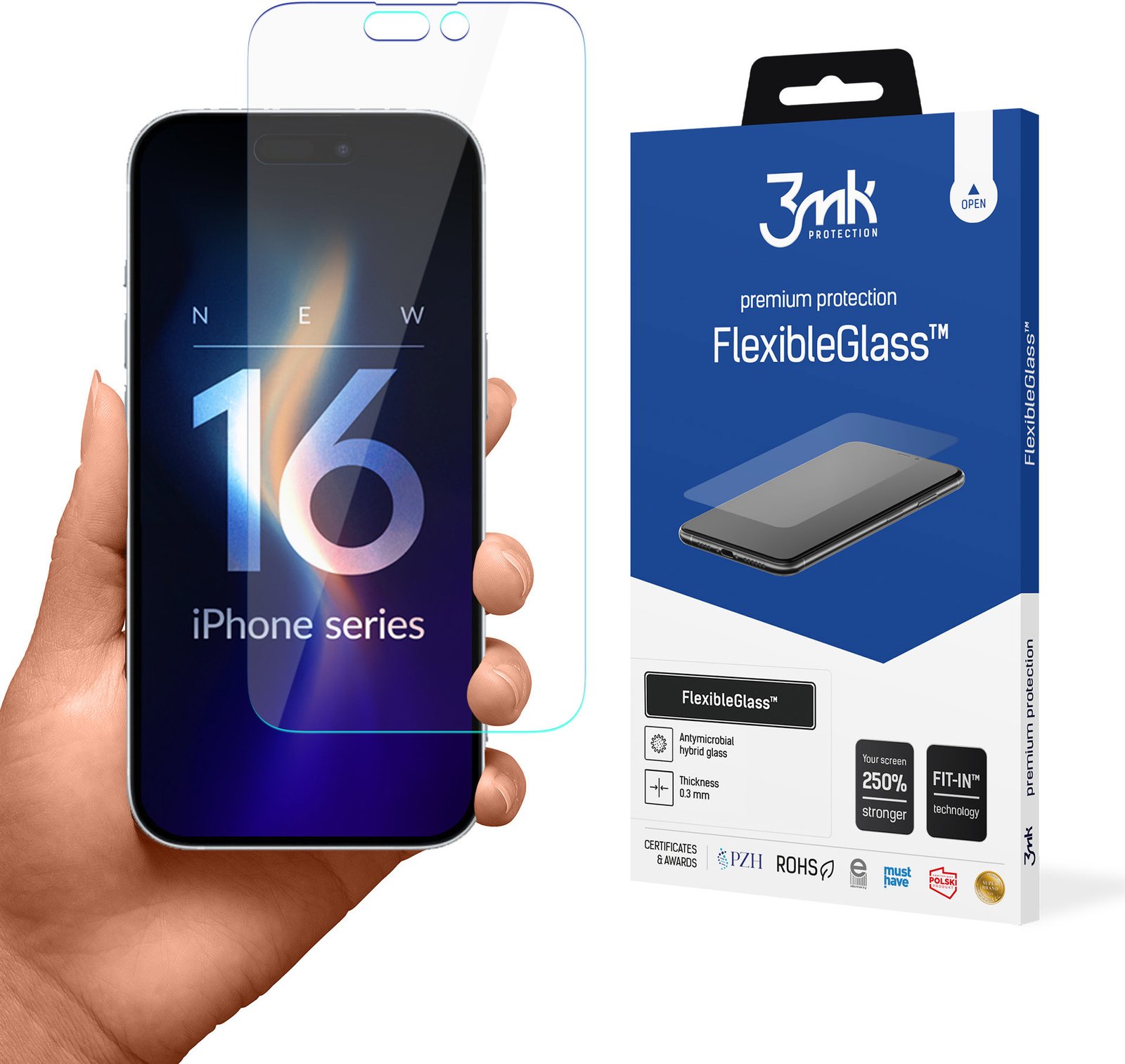 3MK FlexibleGlass pro Apple iPhone 16 Pro