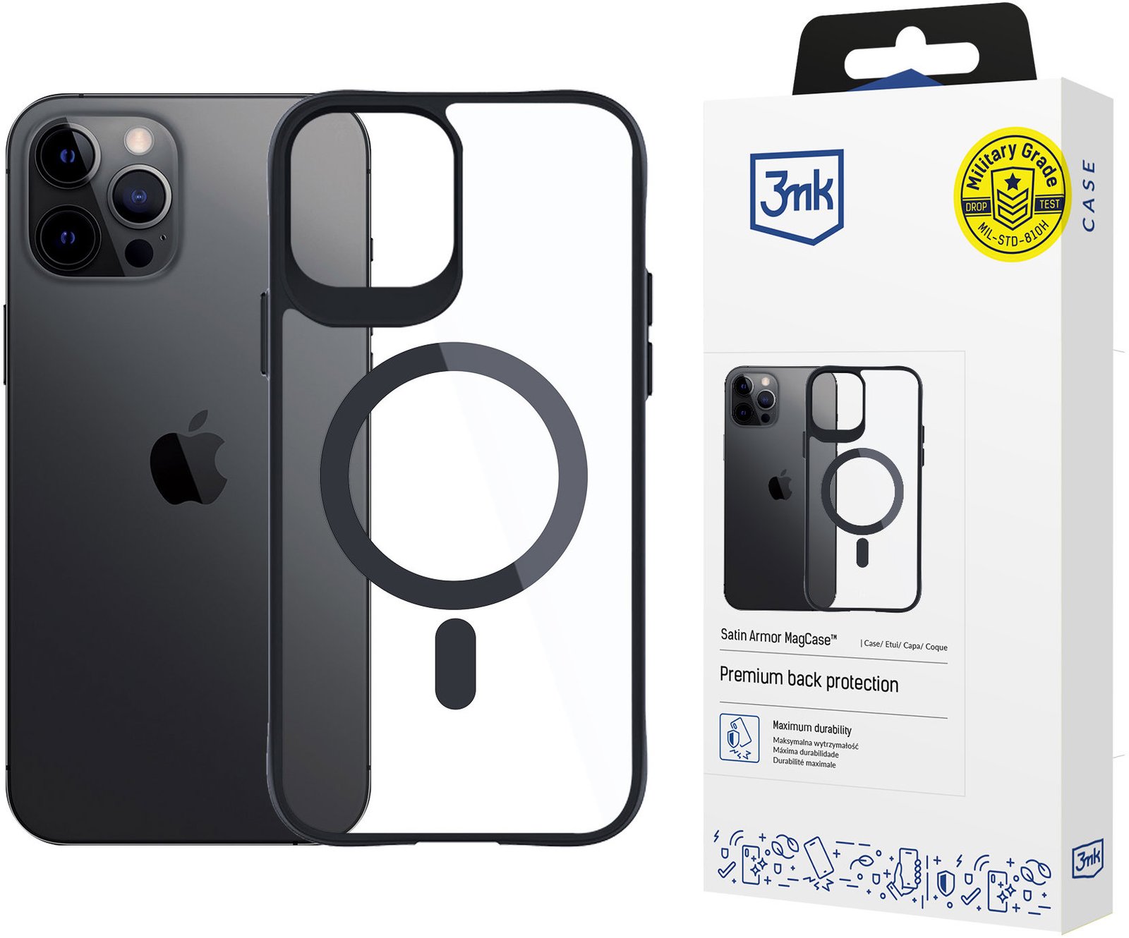 3MK Satin Armor MagCase pro iPhone 12 Pro Max
