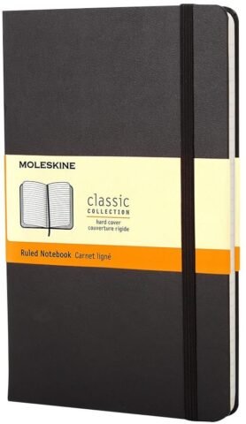 MOLESKINE S, tvrdé desky, linkovaný, černý