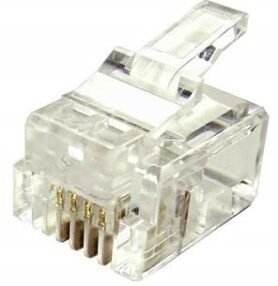 100-pack,Datacom RJ11, CAT3, UTP, 6p4c, nestíněný, skládaný, na licnu (lanko)