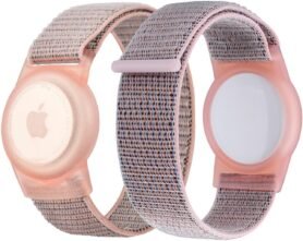 Mobile Origin AirTag Strap Pink