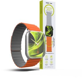 Mobile Origin Magnetic Band II Apple Watch 49mm/46mm/45mm/44mm Orange/Grey