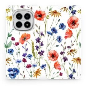 Mobiwear Flip pouzdro pro Xiaomi Redmi Note 15 4G kvítí