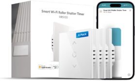 Meross Smart Wi-Fi Roller Shutter Timer Neutral Wire Required (4 pack)