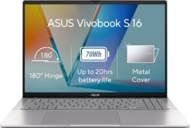 ASUS Vivobook S 16 S3607VA-RP097W Cool Silver kovový