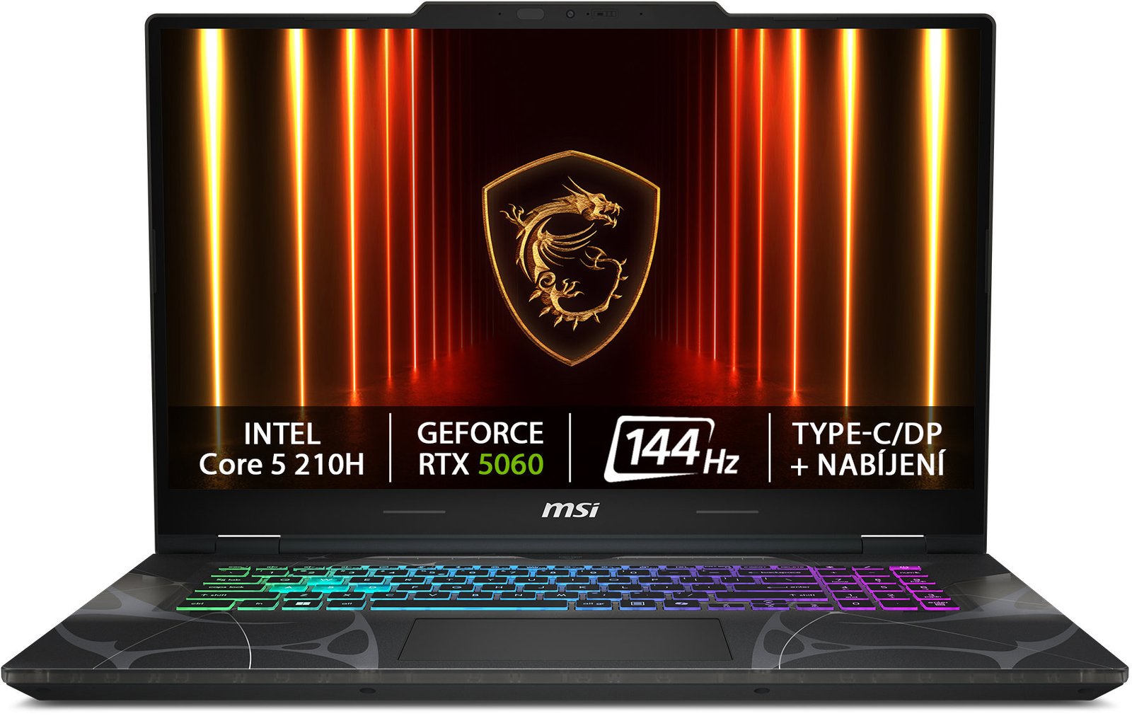 MSI Cyborg 17 B2RWFKG-064XCZ kovový