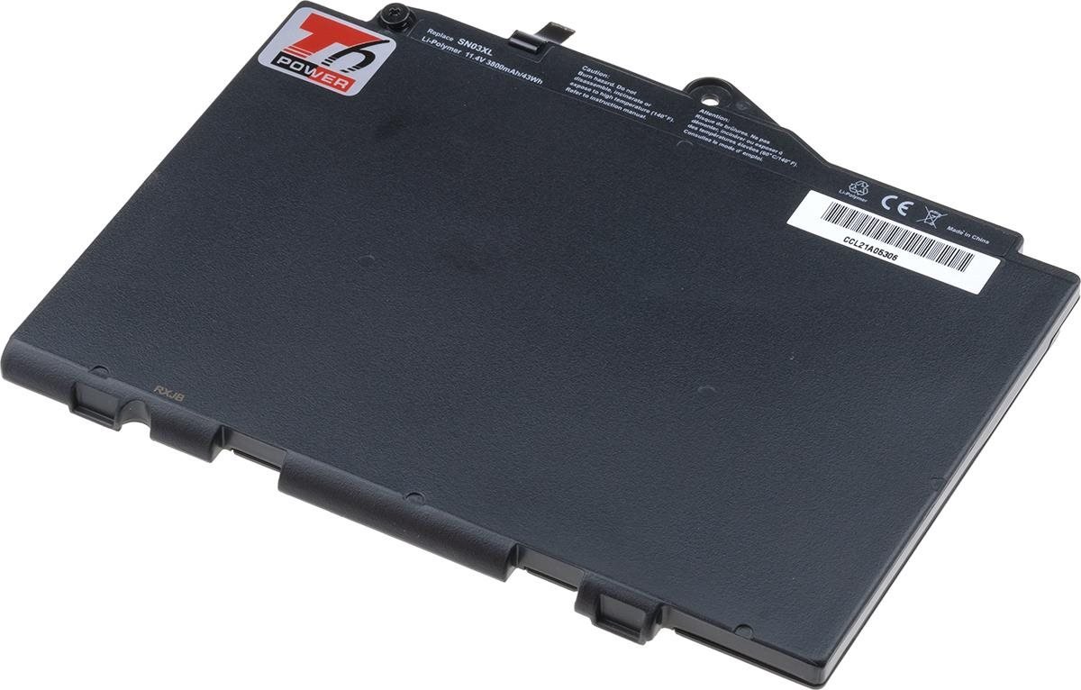 T6 Power pro Hewlett Packard EliteBook 725 G3, Li-Poly, 11,4 V, 3800 mAh (43 Wh), černá