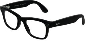 Meta RAY-BAN Meta Wayfarer (Standard) Smart Glasses (Gen 2) - Matte Black, Clear to Grey Transitions