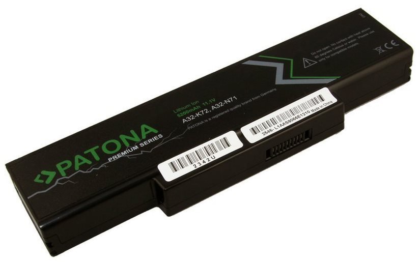 PATONA pro ntb Asus A32-K72 5200mAh Li-Ion 11, 1V PREMIUM