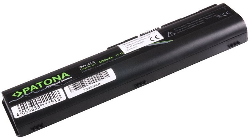 PATONA pro ntb HP Pavilion DV4 5200mAh Li-Ion 11, 1V PREMIUM