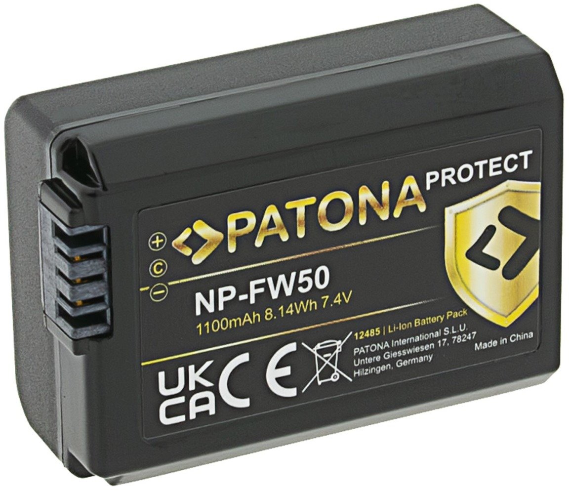 PATONA pro Sony NP-FW50 1100mAh Li-Ion Protect