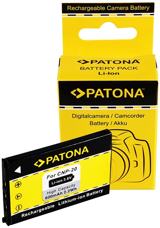 PATONA pro Casio NP-20 600mAh Li-lon