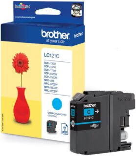 Brother LC-121C azurová
