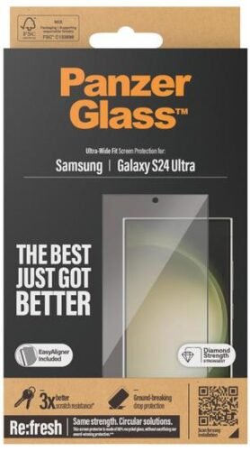 PanzerGlass Samsung Galaxy S24 Ultra s instalačním rámečkem