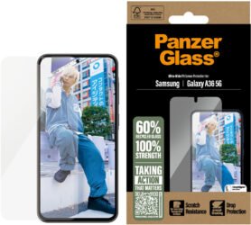 PanzerGlass Samsung Galaxy A36 5G s instalačním rámečkem