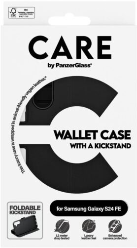 PanzerGlass CARE pouzdro Samsung Galaxy S24 FE WalletCase Kickstand