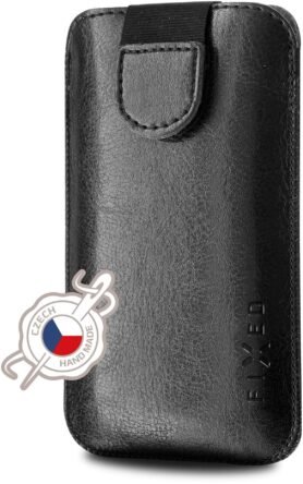 FIXED Soft Slim se zavíráním PU kůže velikost 6XL+ černé