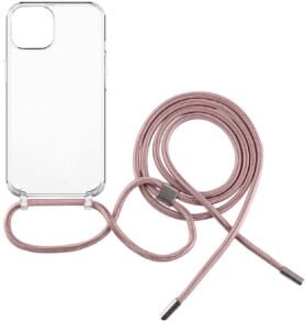 FIXED Pure Neck s růžovou šňůrkou na krk pro Apple iPhone 14 Plus