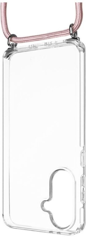 FIXED Pure Neck AntiUV s odnímatelnou růžovou šňůrkou na krk pro Samsung Galaxy A36 5G/A56 5G