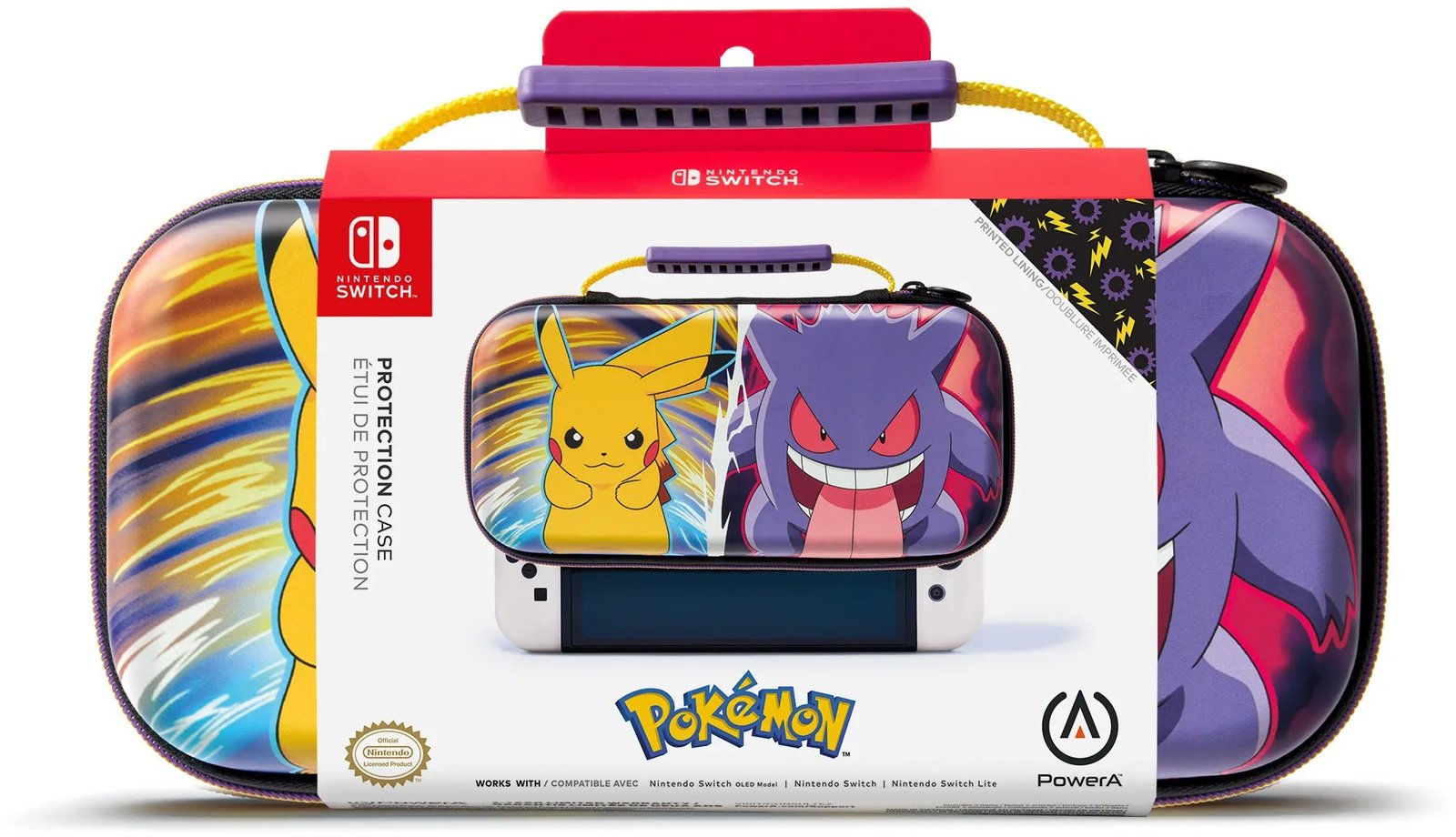 PowerA Protection Case - Nintendo Switch - Pikachu vs. Gengar