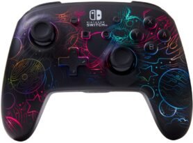 PowerA Enhanced Wireless Controller for Nintendo Switch with Lumectra - Galactic Vortex