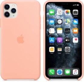 Apple iPhone 11 Pro Max Silikonový kryt grepově růžový