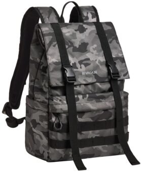 RIVACASE 7621 Sherwood-ECO rolltop 15l, šedý