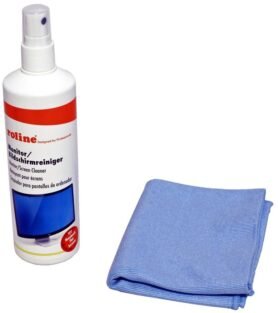 ROLINE Čistící sada na LCD obrazovky 250 ml roztok, utěrka z mikrovlákna 40 × 40 cm