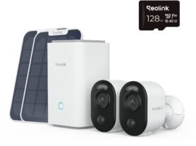 Reolink Hub 1 + 2x Argus Series B350 + Solar Panel + 128GB microSD karta