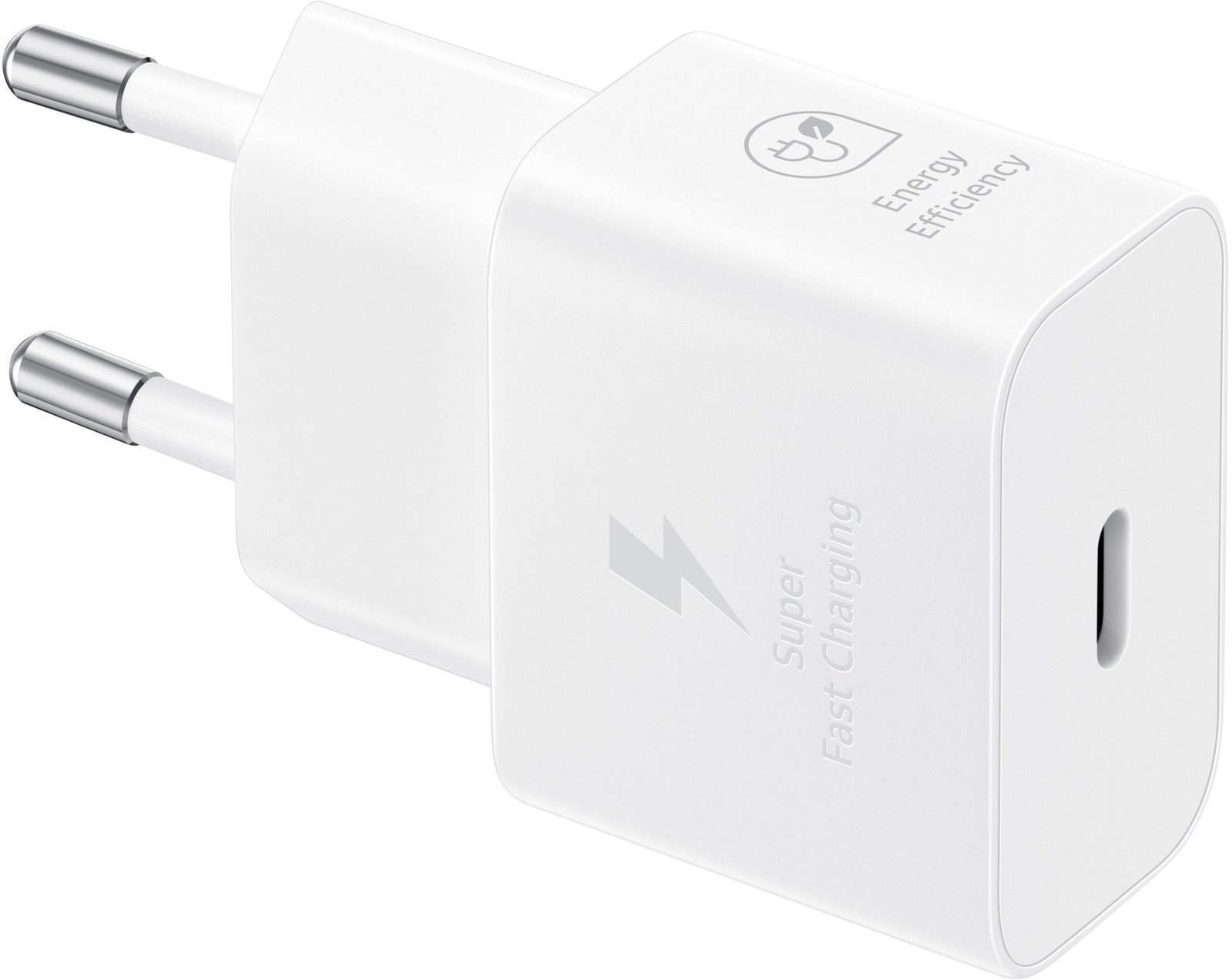 Samsung nabíjecí adaptér USB-C (25W) bílý bez kabelu v balení