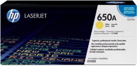 HP CE272A č. 650A žlutý originální