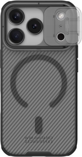 Nillkin CamShield PRO Magnetic Zadní Kryt pro Apple iPhone 17 Pro Transparent Black
