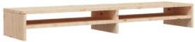 Shumee Stojan na monitor, 100  ×  24  ×  13 cm, masivní borové dřevo