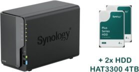 Synology DS225+2xHAT3300-4T